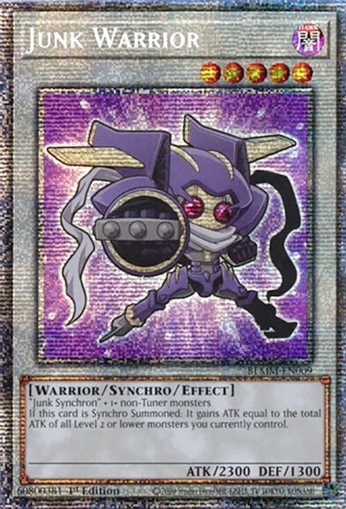 Junk Warrior (Starlight Rare) (BLMM-EN009) - Starlight Rare