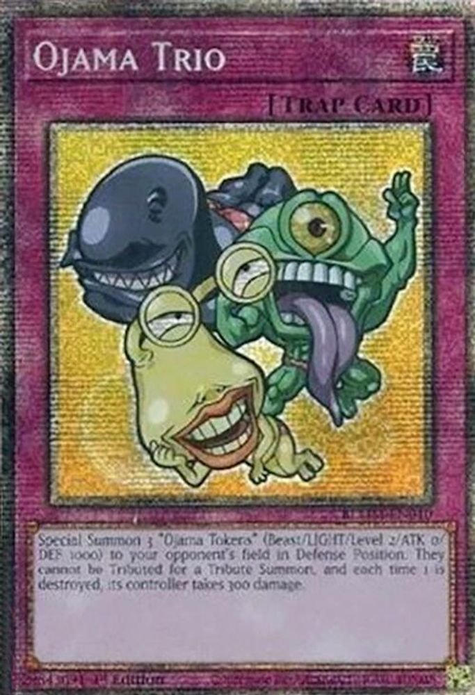 Ojama Trio (Starlight Rare) (BLMM-EN010) - Starlight Rare