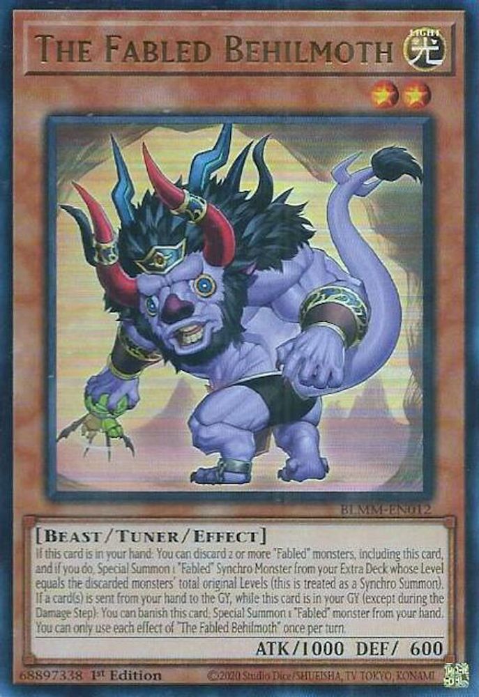 The Fabled Behilmoth (BLMM-EN012) - Ultra Rare