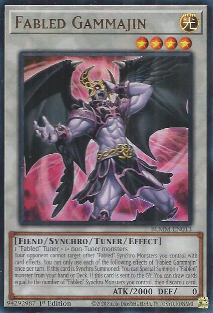 Fabled Gammajin (BLMM-EN013) - Ultra Rare