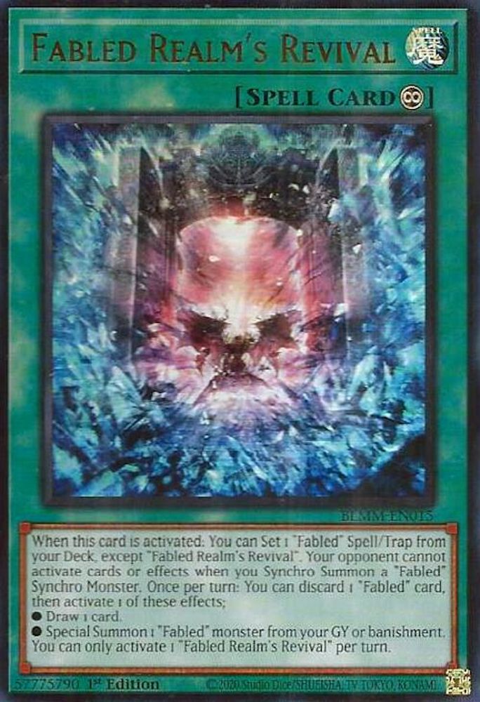 Fabled Realm's Revival (BLMM-EN015) - Ultra Rare