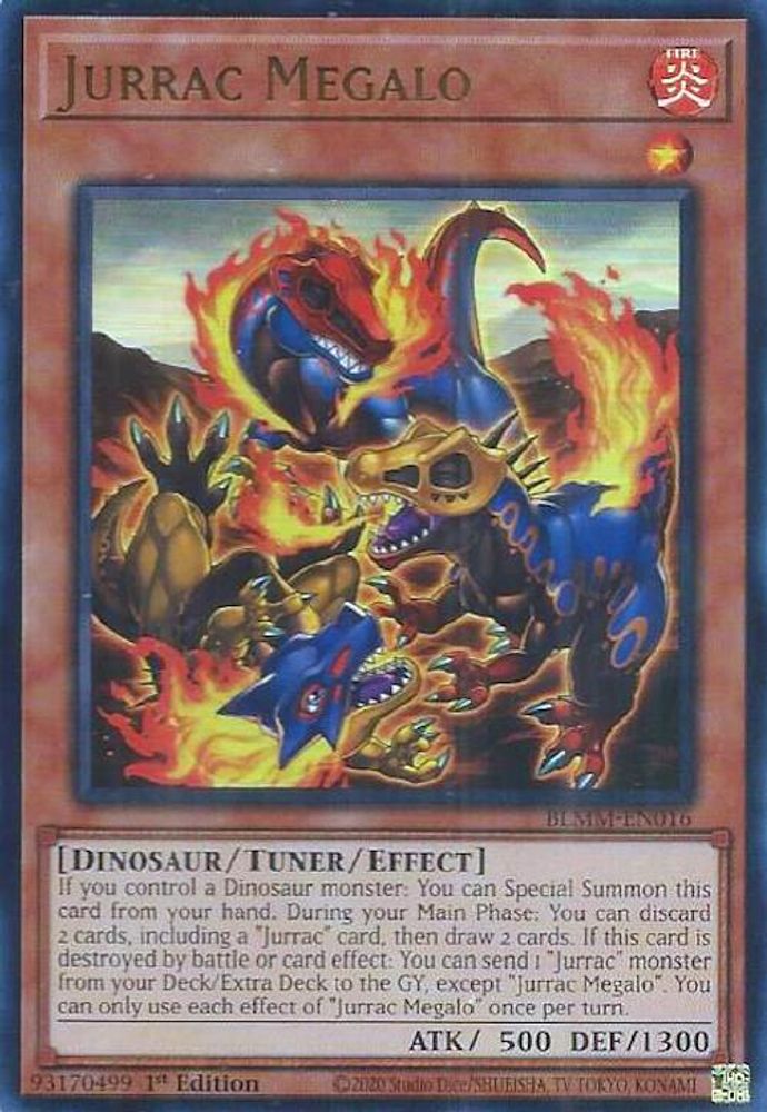 Jurrac Megalo (BLMM-EN016) - Ultra Rare