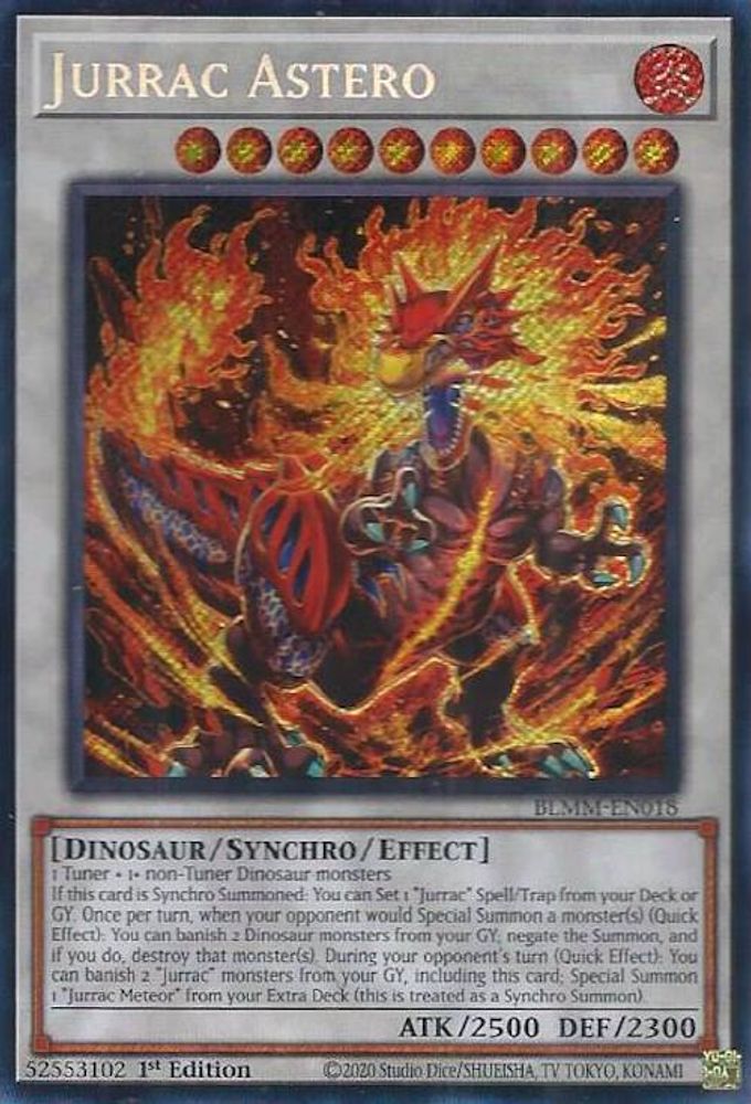 Jurrac Astero (BLMM-EN018) - Secret Rare