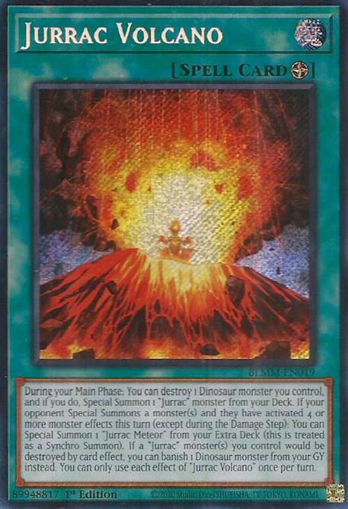 Jurrac Volcano (BLMM-EN019) - Secret Rare