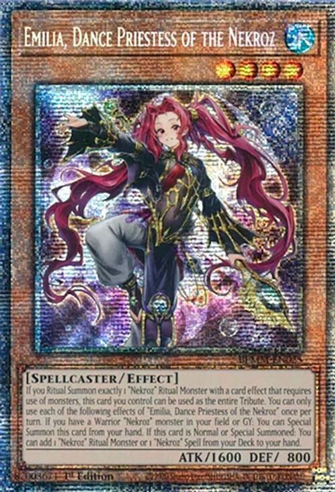 Emilia, Dance Priestess of the Nekroz (Starlight Rare) (BLMM-EN025) - Starlight Rare