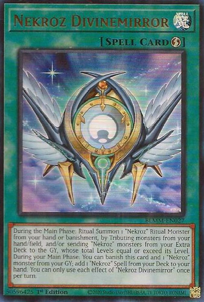 Nekroz Divinemirror (BLMM-EN027) - Ultra Rare