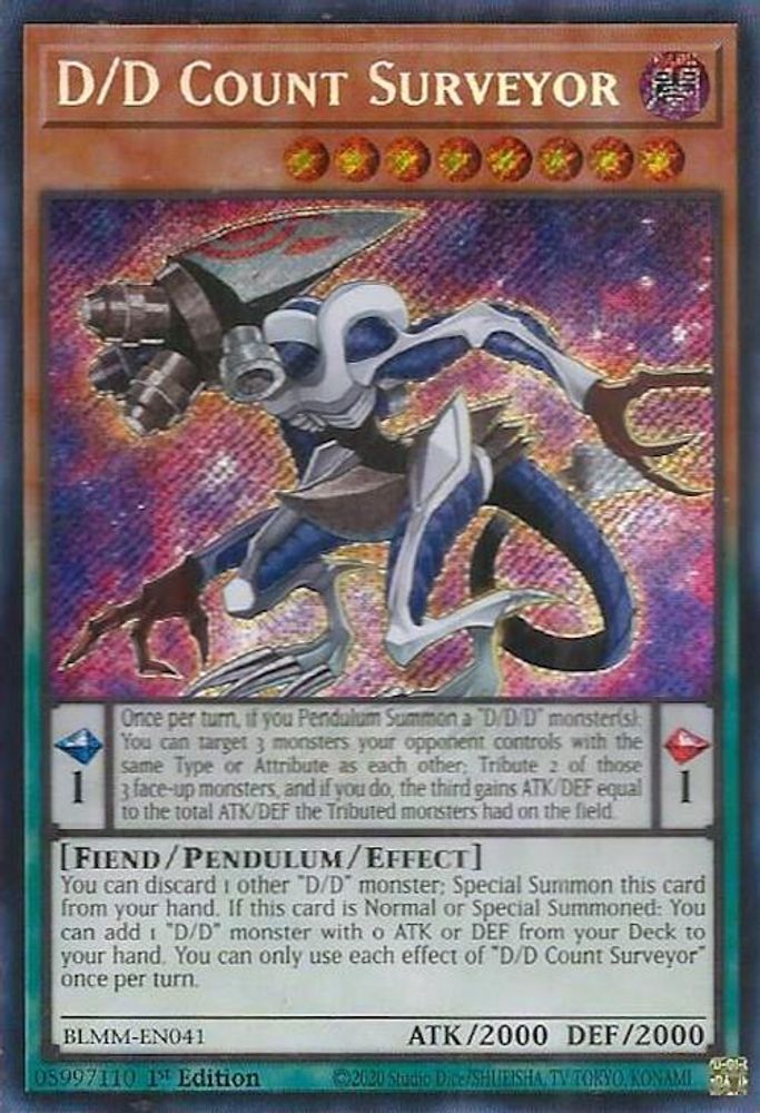 D/D Count Surveyor (BLMM-EN041) - Secret Rare