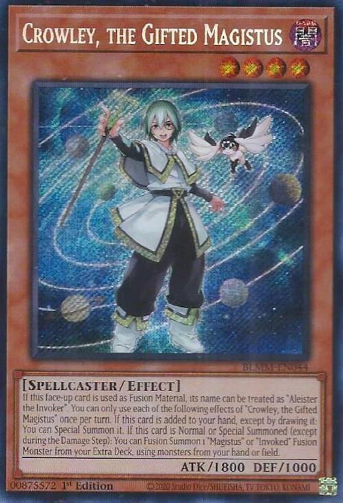 Crowley, the Gifted Magistus (BLMM-EN044) - Secret Rare