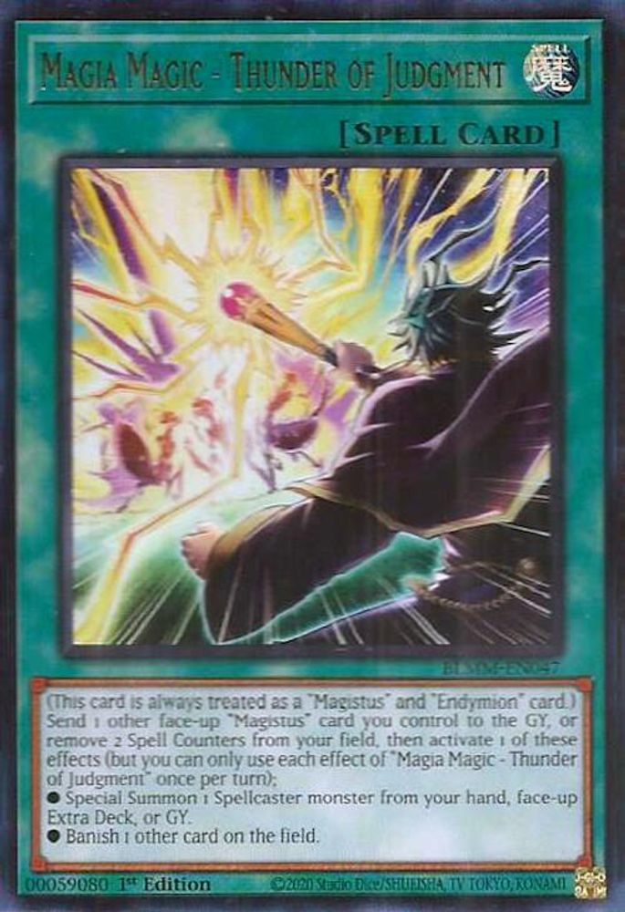 Magia Magic - Thunder of Judgment (BLMM-EN047) - Ultra Rare