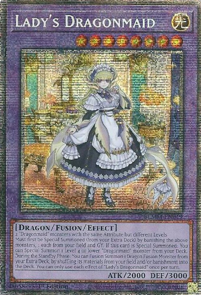 Lady's Dragonmaid (Starlight Rare) (BLMM-EN049) - Starlight Rare