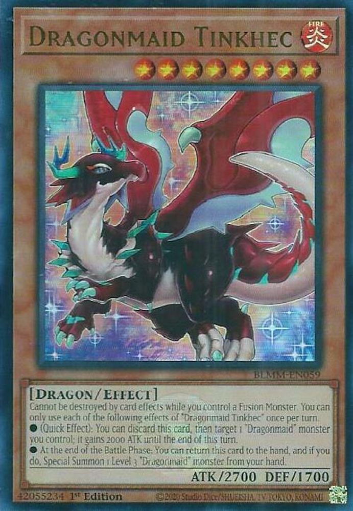 Dragonmaid Tinkhec (BLMM-EN059) - Ultra Rare