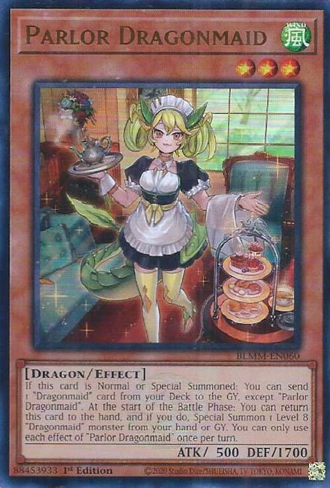 Parlor Dragonmaid (BLMM-EN060) - Ultra Rare