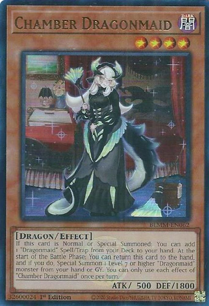 Chamber Dragonmaid (BLMM-EN062) - Ultra Rare
