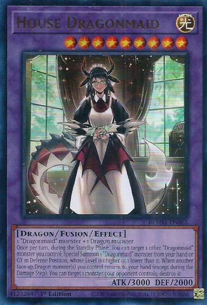 House Dragonmaid (BLMM-EN063) - Ultra Rare