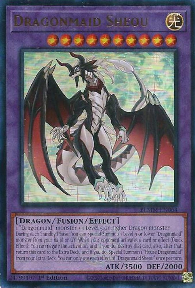 Dragonmaid Sheou (BLMM-EN064) - Ultra Rare