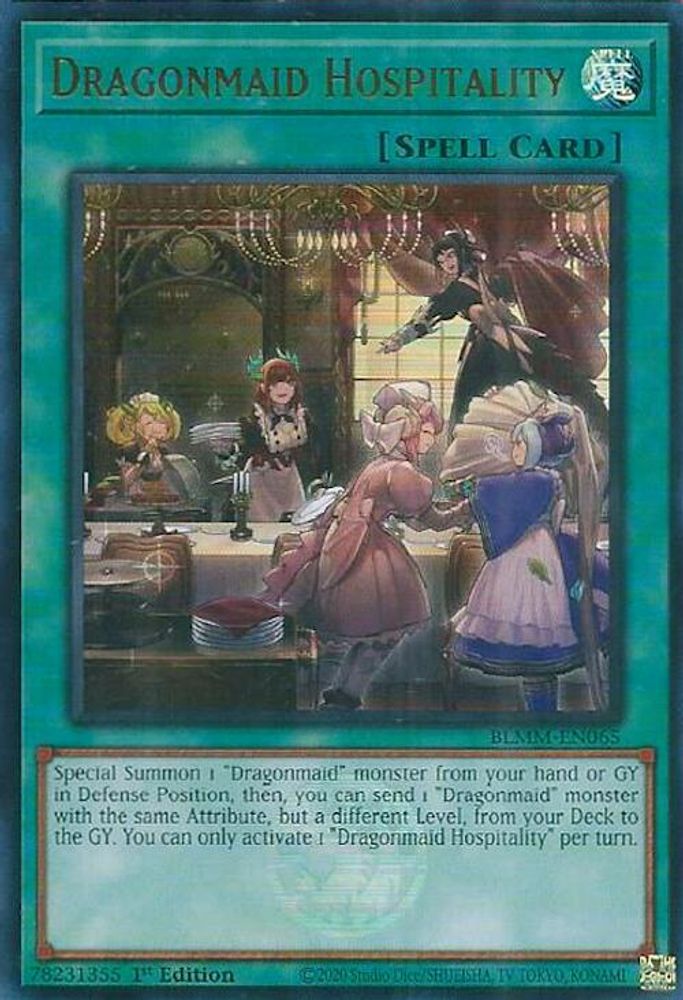 Dragonmaid Hospitality (BLMM-EN065) - Ultra Rare