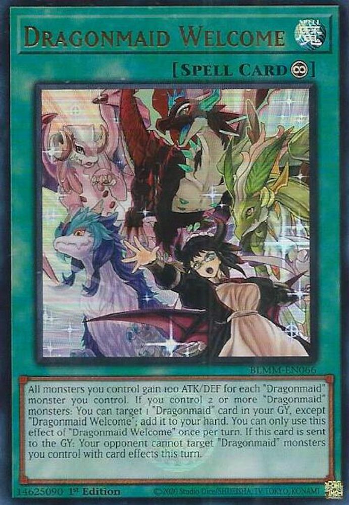 Dragonmaid Welcome (BLMM-EN066) - Ultra Rare