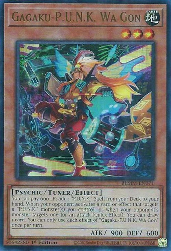 Gagaku-P.U.N.K. Wa Gon (BLMM-EN071) - Ultra Rare