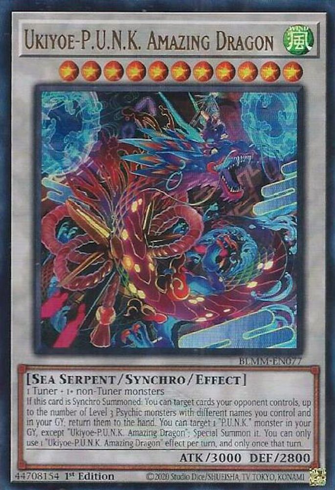 Ukiyoe-P.U.N.K. Amazing Dragon (BLMM-EN077) - Ultra Rare