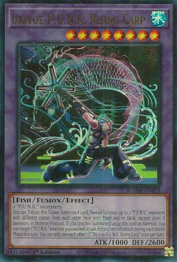 Ukiyoe-P.U.N.K. Rising Carp (BLMM-EN079) - Ultra Rare