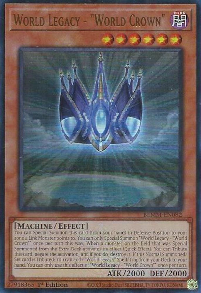 World Legacy - "World Crown" (BLMM-EN082) - Ultra Rare
