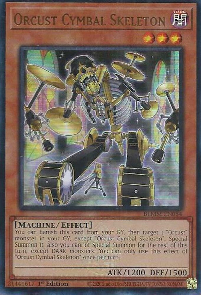 Orcust Cymbal Skeleton (BLMM-EN084) - Ultra Rare