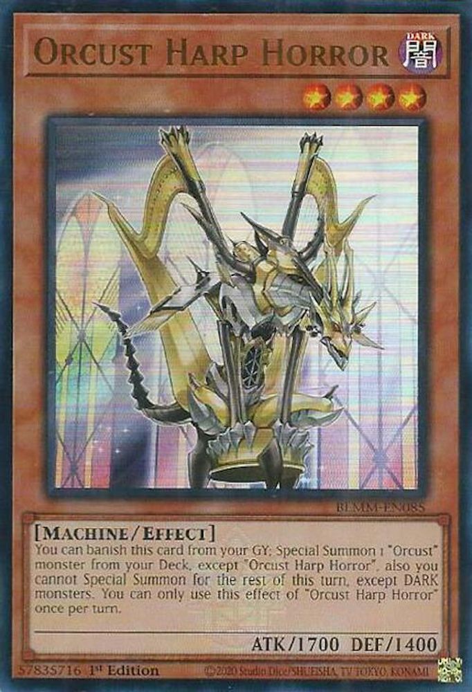 Orcust Harp Horror (BLMM-EN085) - Ultra Rare