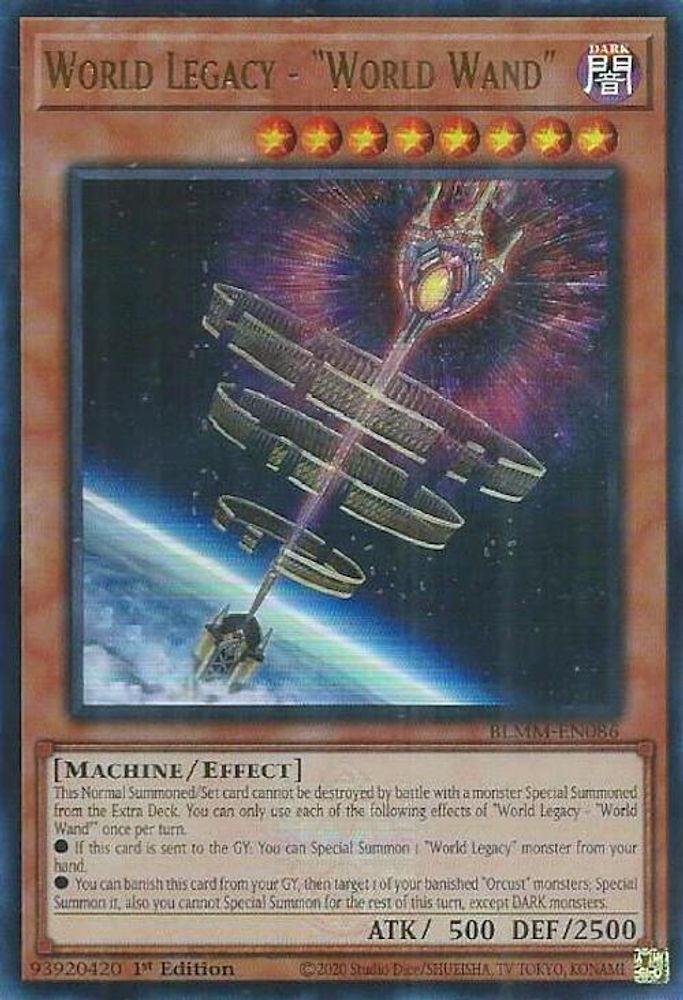 World Legacy - "World Wand" (BLMM-EN086) - Ultra Rare
