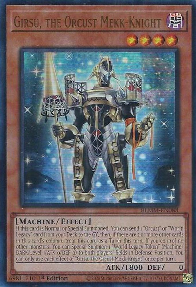 Girsu, the Orcust Mekk-Knight (BLMM-EN088) - Ultra Rare