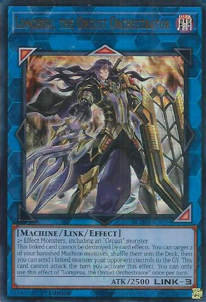 Longirsu, the Orcust Orchestrator (BLMM-EN094) - Ultra Rare