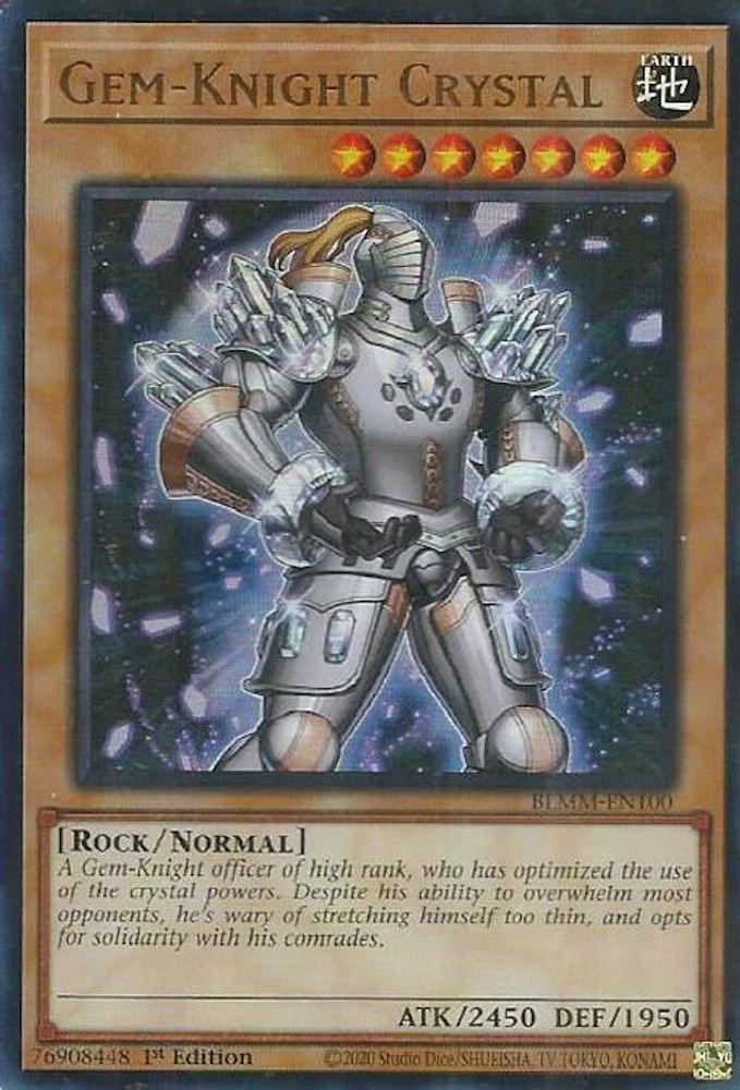 Gem-Knight Crystal (BLMM-EN100) - Ultra Rare