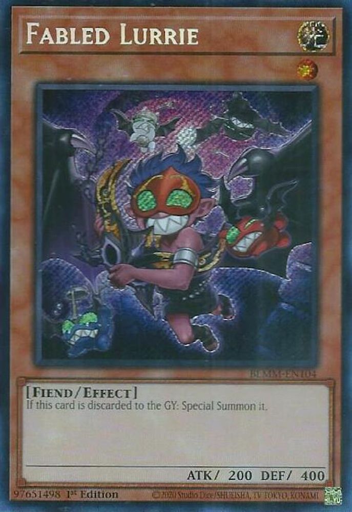 Fabled Lurrie (BLMM-EN104) - Secret Rare