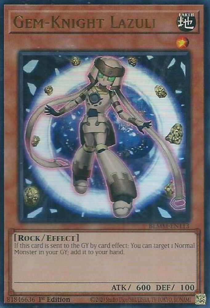Gem-Knight Lazuli (BLMM-EN113) - Ultra Rare