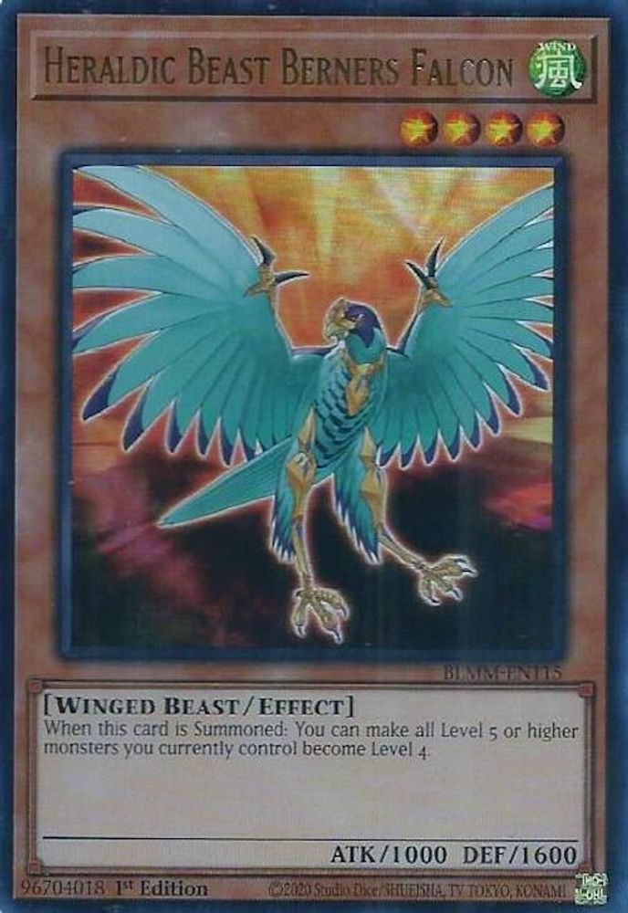 Heraldic Beast Berners Falcon (BLMM-EN115) - Ultra Rare