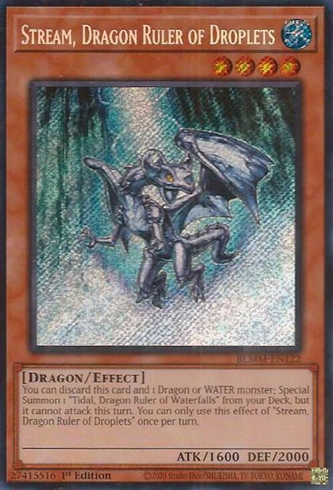 Stream, Dragon Ruler of Droplets (BLMM-EN122) - Secret Rare