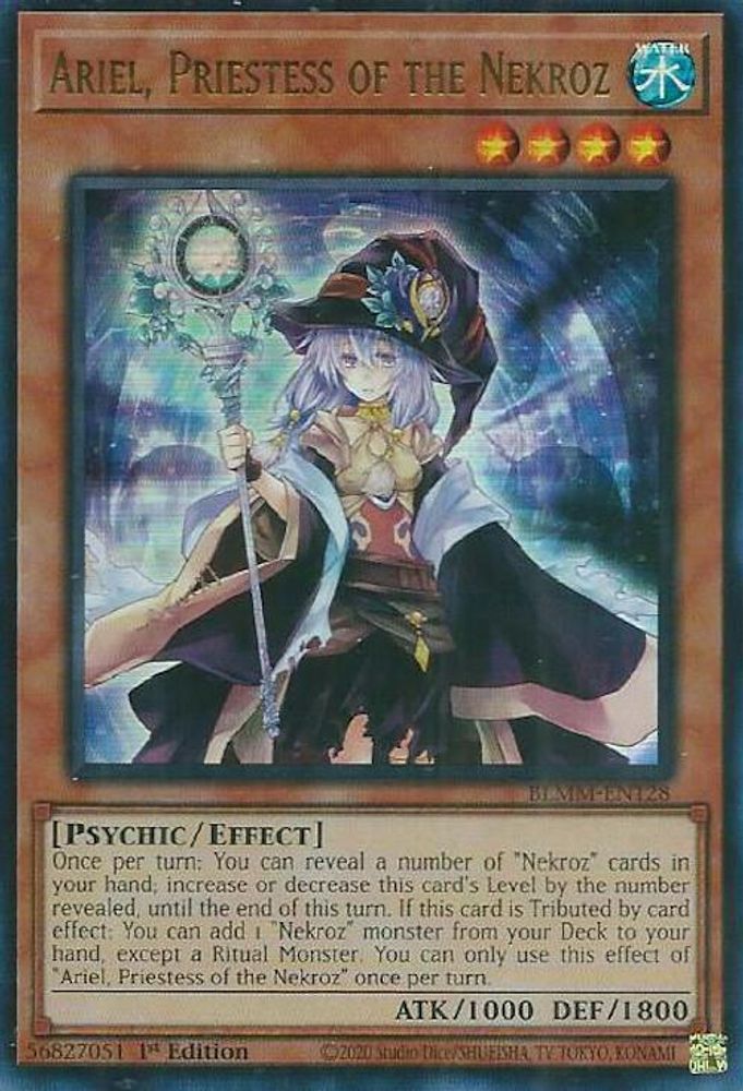 Ariel, Priestess of the Nekroz (BLMM-EN128) - Ultra Rare