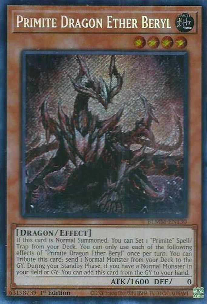 Primite Dragon Ether Beryl (BLMM-EN130) - Secret Rare