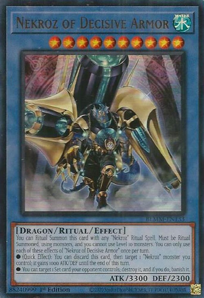 Nekroz of Decisive Armor (BLMM-EN133) - Ultra Rare