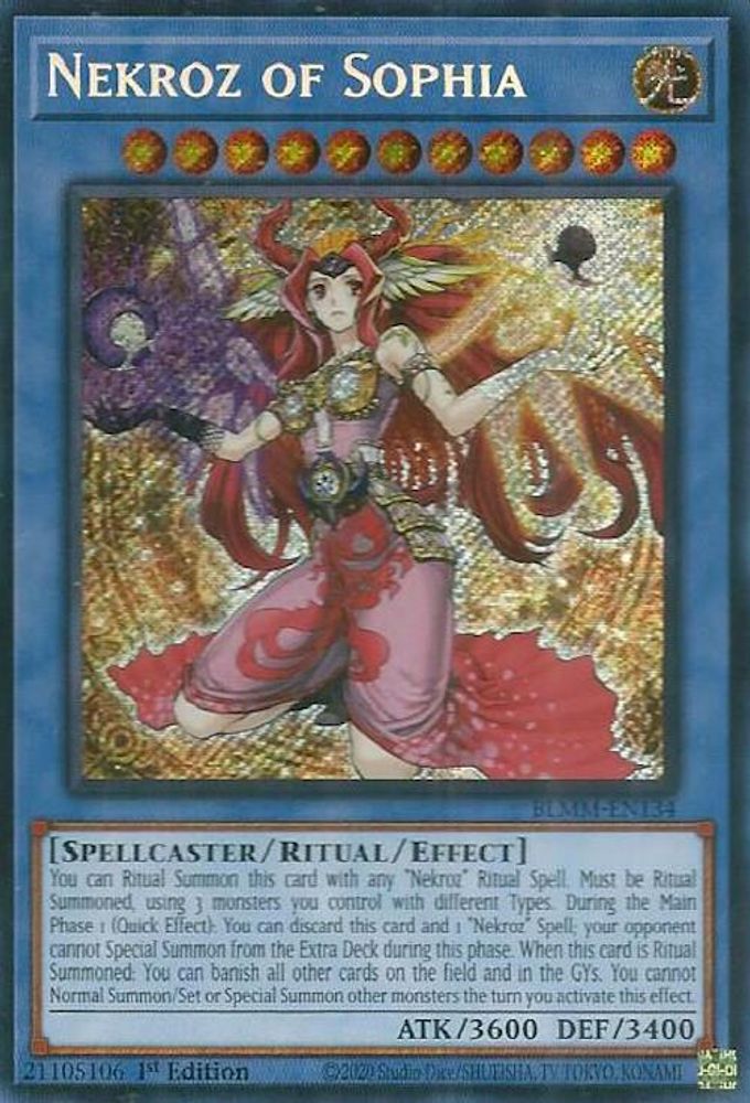 Nekroz of Sophia (BLMM-EN134) - Secret Rare