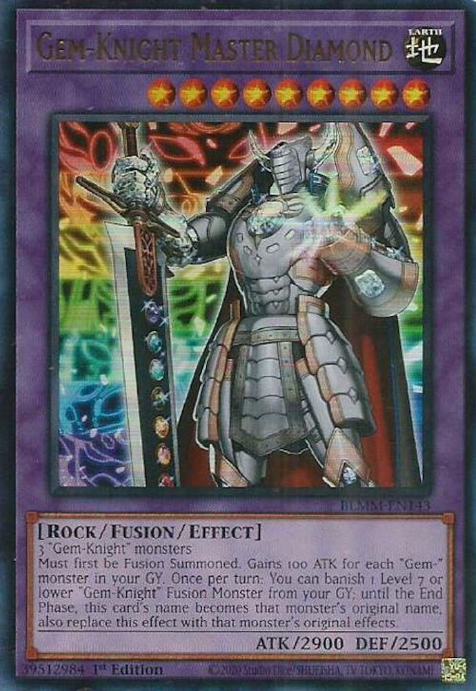 Gem-Knight Master Diamond (BLMM-EN143) - Ultra Rare