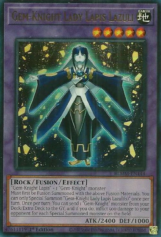 Gem-Knight Lady Lapis Lazuli (BLMM-EN144) - Ultra Rare