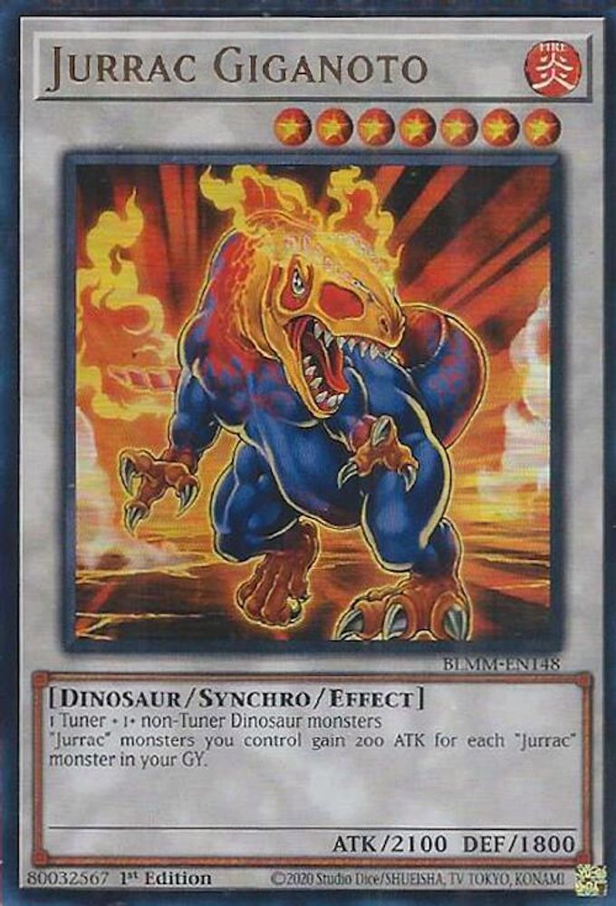 Jurrac Giganoto (BLMM-EN148) - Ultra Rare