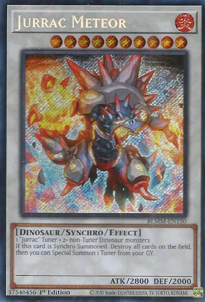 Jurrac Meteor (BLMM-EN150) - Secret Rare