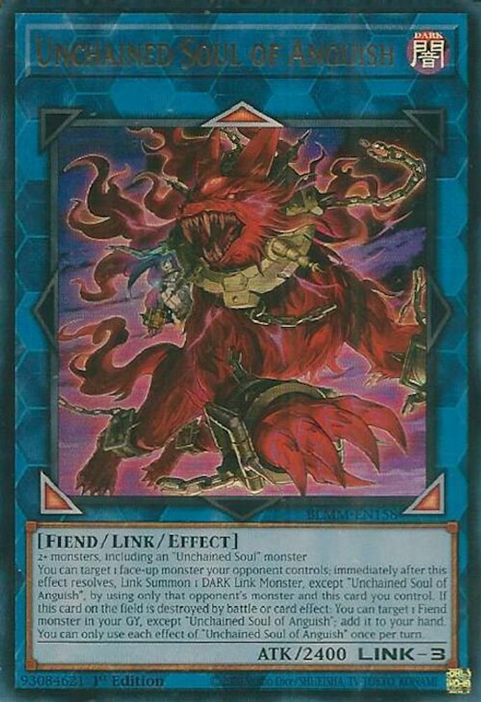 Unchained Soul of Anguish (BLMM-EN158) - Ultra Rare