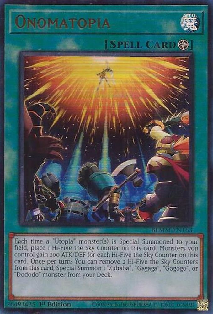 Onomatopia (BLMM-EN163) - Ultra Rare