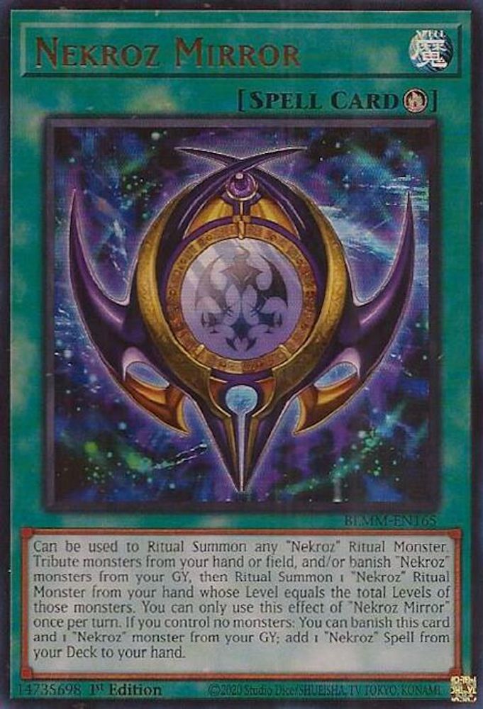 Nekroz Mirror (BLMM-EN165) - Ultra Rare