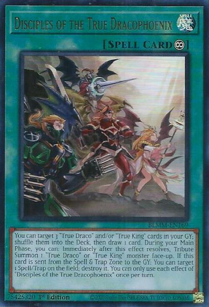 Disciples of the True Dracophoenix (BLMM-EN169) - Ultra Rare