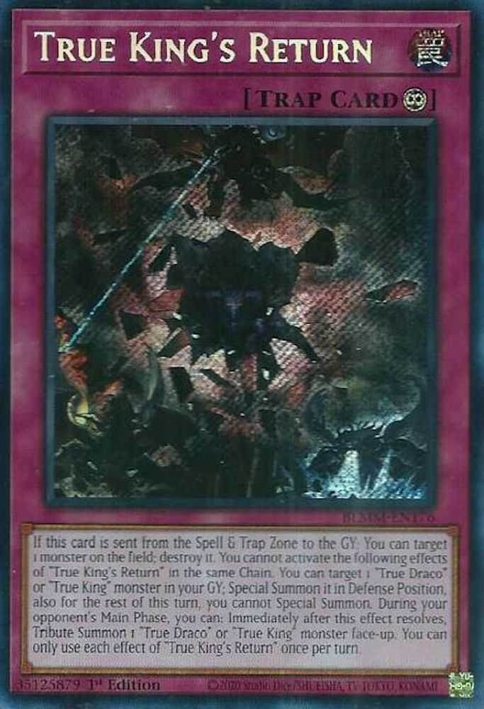 True King's Return (BLMM-EN176) - Secret Rare