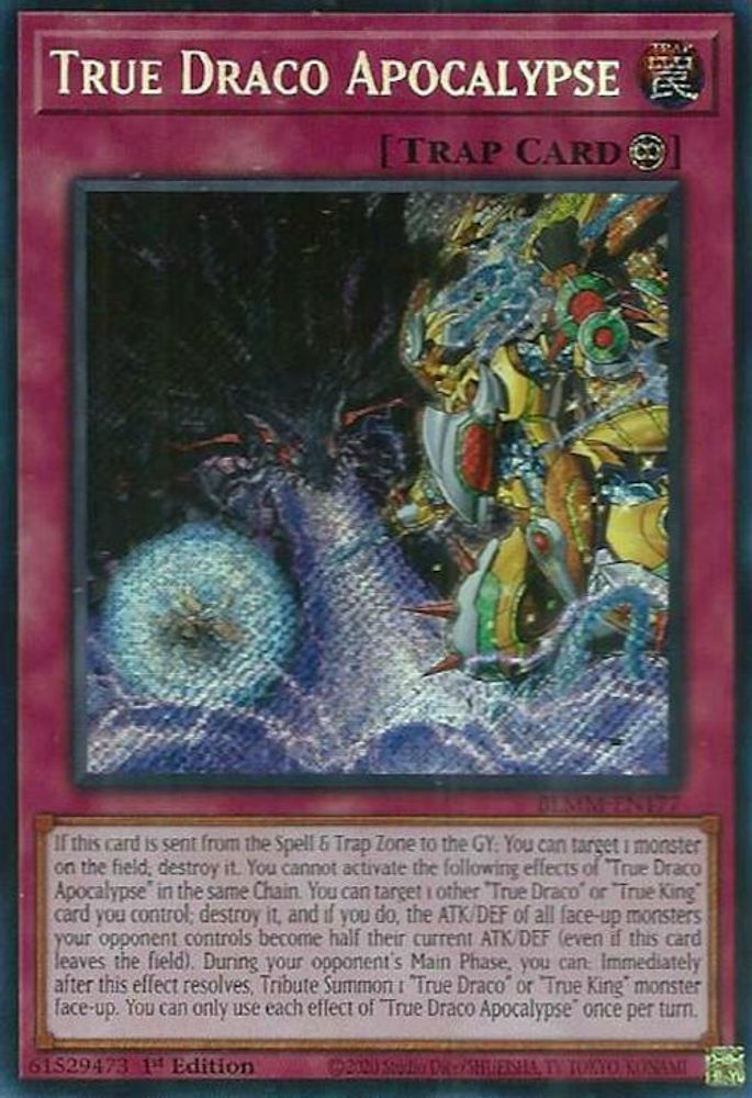 True Draco Apocalypse (BLMM-EN177) - Secret Rare