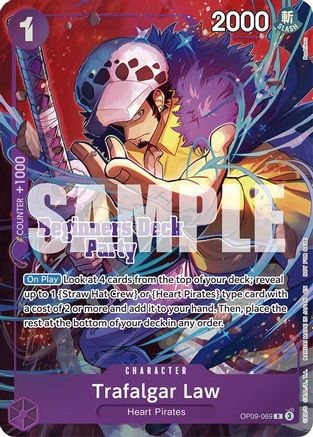 Trafalgar Law (Beginners Deck Party [ST-23] - [ST-28] Winner Pack) (OP09-069) - Rare